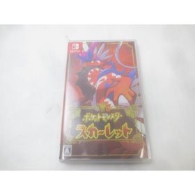 中古品 ゲーム Nintendo switch ニンテンドースイッチ ソフト ポケットモンスター スカーレット(家庭用ゲームソフト)