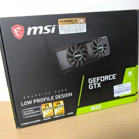 【新品未使用】MSI GeForce GTX 1650 4GT LP