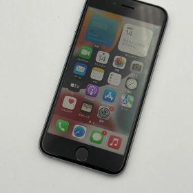 バッテリー新品交換済み 100％ SIMフリー SoftBank iPhone6s 32GB スペースグレイ 黒