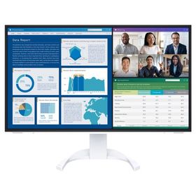 EIZO 液晶ディスプレイ FlexScan [31.5型/3840×2160/HDMI×2、DisplayPort、USB Type-C/スピーカー：あり] 《ホワイト》 (EV3240X-WT)