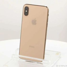 【中古】Apple(アップル) iPhoneXS 64GB ゴールド MTAY2J／A SIMフリー 【269-ud】