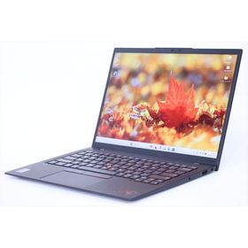 即配 2022年パワフルモデル バッテリー良 12世代Corei7 ThinkPad X1 Carbon Gen10 i7-1255U 16G 256 14.0WUXGA Win11 リカバリ ノートパソコン BAA評価