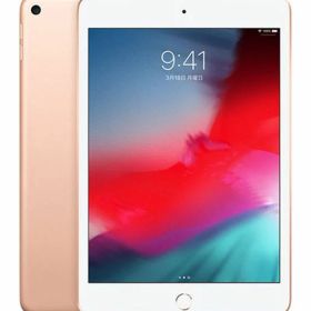 【中古】【安心保証】 iPad mini 7.9インチ 第5世代[64GB] セルラー SoftBank ゴールド