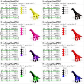 🎨 ドレッドノータス全32カラー✨ 即納OK／高レベル・高ステ個体も多数出品中！ | ARK Survival Evolvedのアカウントデータ、RMTの販売・買取一覧