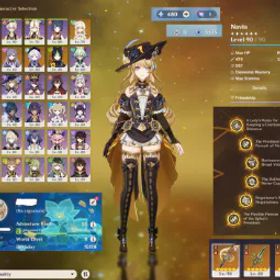 🔥 【アジア】AR55💎23 x ゴールド 星🔥ナヴィア C*6 + 2🔥神里 綾香🔥Tighnari🔥 Keqing 🔥Qiqi💎+その他 #acc50