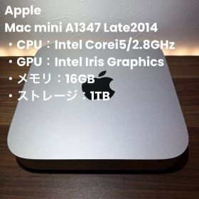 Apple Mac mini A1347 2014 i5/2.8G 16G 1T