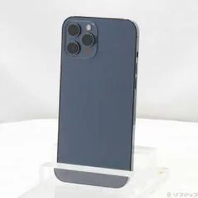 〔中古品〕 iPhone12 Pro Max 256GB パシフィックブルー MGD23J／A SoftBank【269】