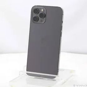 〔中古品〕 iPhone12 Pro Max 128GB グラファイト MGCU3J／A SIMフリー【344】