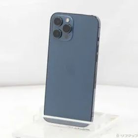 〔中古品〕 iPhone12 Pro Max 128GB パシフィックブルー MGCX3J／A SIMフリー【348】