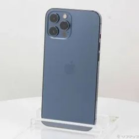 〔中古品〕 iPhone12 Pro Max 128GB パシフィックブルー MGCX3J／A SoftBank【198】