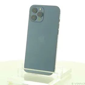〔中古品〕 iPhone12 Pro Max 128GB パシフィックブルー MGCX3J／A SoftBank【258】