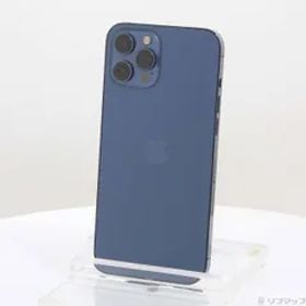 〔中古品〕 iPhone12 Pro Max 128GB パシフィックブルー MGCX3J／A SIMフリー【344】