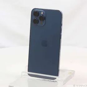 〔中古品〕 iPhone12 Pro Max 128GB パシフィックブルー MGCX3J／A SIMフリー【258】