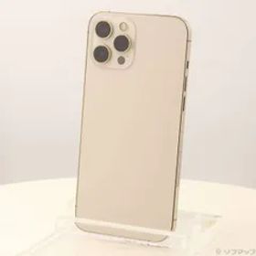 〔中古品〕 iPhone12 Pro Max 256GB ゴールド MGD13J／A SIMフリー【262】