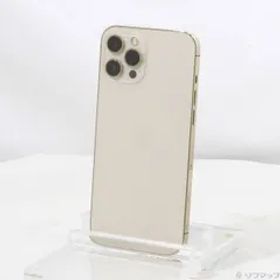 〔中古品〕 iPhone12 Pro Max 256GB ゴールド MGD13J／A SIMフリー【295】