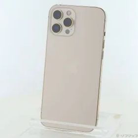 〔中古品〕 iPhone12 Pro Max 256GB ゴールド MGD13J／A SIMフリー【377】