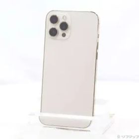 〔中古品〕 iPhone12 Pro Max 256GB ゴールド MGD13J／A SIMフリー【368】