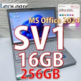 ※MS Offi2024認証/レッツノート CF-SV1/カメラ動作/256GB
