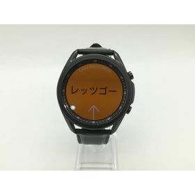 【中古】SAMSUNG Galaxy Watch3 45mm Stainless ミスティックブラック SM-R840NZKAXJP【OSU301】保証期間１ヶ月【ランクB】