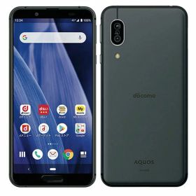 【中古】【安心保証】 AQUOS sense3 SH-02M[64GB] docomo ブラック