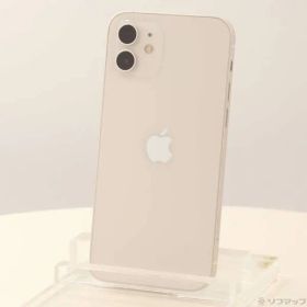 〔中古品〕 iPhone12 64GB ホワイト MGHP3J／A SIMフリー【344】