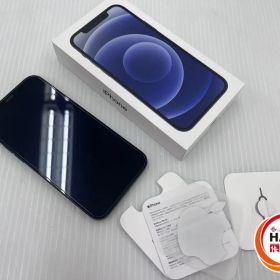★Apple アップル iPhone12 MGHU3J/A 128GB ブラック 〇端末 バッテリー75％ 細かい傷有 中古品