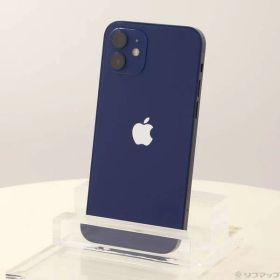 〔中古品〕 iPhone12 128GB ブルー MGHX3J／A SIMフリー【371】