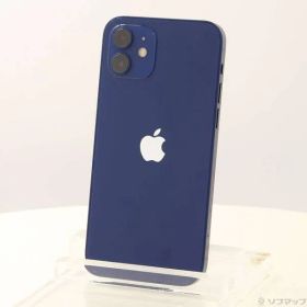 〔中古品〕 iPhone12 128GB ブルー MGHX3J／A SIMフリー【349】