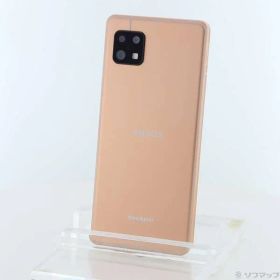〔中古品〕 AQUOS sense6 128GB ライトカッパー SH-M19 SIMフリー【269】