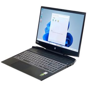 ノートパソコン HP Pavilion Gaming 15-dx1003TX 中古 2019年モデル Windows11 64bit GTX1660Ti 第10世代 Core i7 メモリ16GB 高速 SSD 無線LAN WEBカメラ テン