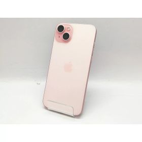 【中古】Apple 国内版 【SIMフリー】 iPhone 15 Plus 128GB ピンク MU093J/A【立川フロム中武】保証期間1ヶ月【ランクB】