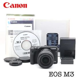 ■完動品 ほぼ新品 Canon EOS M3 ミレーレス一眼