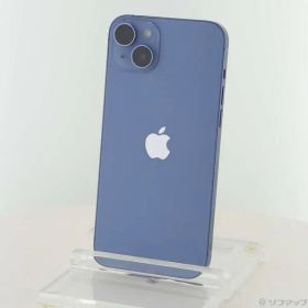 〔中古品〕 iPhone14 Plus 128GB ブルー MQ4H3J／A SIMフリー【262】