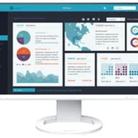 【新品・2営業日で発送】EIZO エイゾ EV2490-WT 23.8型 液晶ディスプレイ 1920×1080 スピーカー搭載 DisplayPort HDMI USB タイプC LAN ホワイト系