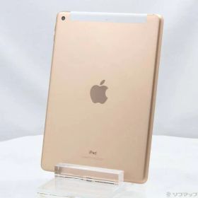 〔中古品〕 iPad 第6世代 32GB ゴールド MRM02J／A docomoロック解除SIMフリー【297】