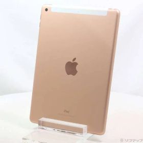 〔中古品〕 iPad 第6世代 32GB ゴールド MRM02J／A SIMフリー【258】