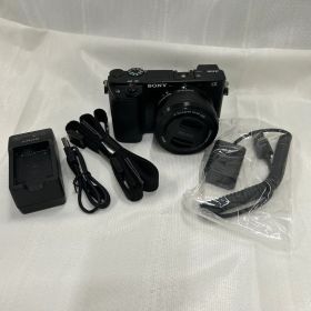 033 美品 sony a6100 ミラーレス一眼カメラ 動作品