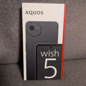 【新品未使用】AQUOS wish 5 ブラック黒 本体