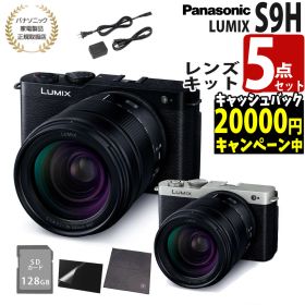（SD＆アダプタ等5点セット）パナソニック LUMIX S9 28-200 高倍率ズームレンズキット Panasonic フルサイズミラーレス一眼カメラ ブラック シルバー DC-S9H DCS9 小型 コンパクト 高画質 レンズキット レンズ付（デジタルライフ）