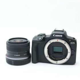 【中古】 《美品》 Canon EOS R50 RF-S18-45 IS STMレンズキット ブラック 【CMOSセンサー交換/各部点検済】 [ デジタルカメラ ]