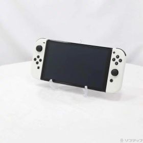 【中古】Nintendo(任天堂) Nintendo Switch 有機ELモデル Joy-Con(L)／(R) ホワイト 【377-ud】