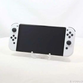 【中古】Nintendo(任天堂) Nintendo Switch 有機ELモデル Joy-Con(L)／(R) ホワイト 【276-ud】