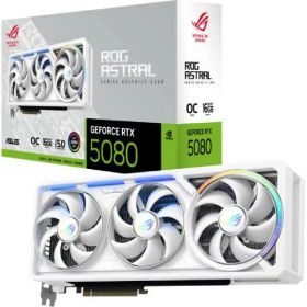 ROG Astral GeForce RTX 5080 16GB GDDR7 WHITE OC Edition ROG-ASTRAL-RTX5080-O16G-WHITE