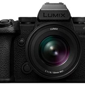 【中古】 パナソニック(Panasonic) フルサイズミラーレス一眼カメラ S5M2XW 標準ズームレンズ・単焦点レンズキット ブラック DC-S5M2XW