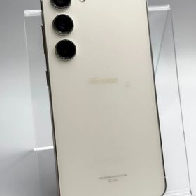 【中古A】Galaxy S23 SC-51D クリーム バッテリー【80％以上】 SIMフリー 白ロム