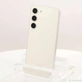 〔中古品〕 Galaxy S23 256GB クリーム SCG19 au SIMフリー【262】