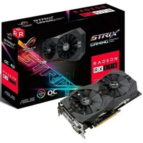 【中古】 ASUS グラフィックボード Strixシリーズ AMD Radeon RX570搭載ビデオカード ROG-STRIX-RX570-O4G-GAMING