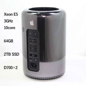 Mac Pro 2013:3GHz 10core/64GB/2TB/D700