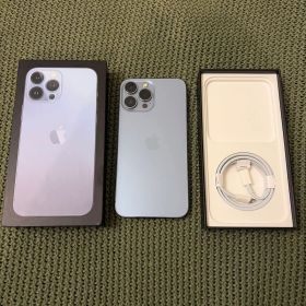 【箱・充電ケーブル付】iPhone13 promax シエラブルー 256GB