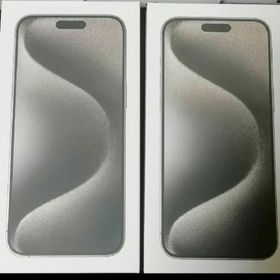 アイフォーン(iPhone)の【新品】iphone15Pro Max 512GB 計2台 ナチュラルチタニウム(スマートフォン本体)